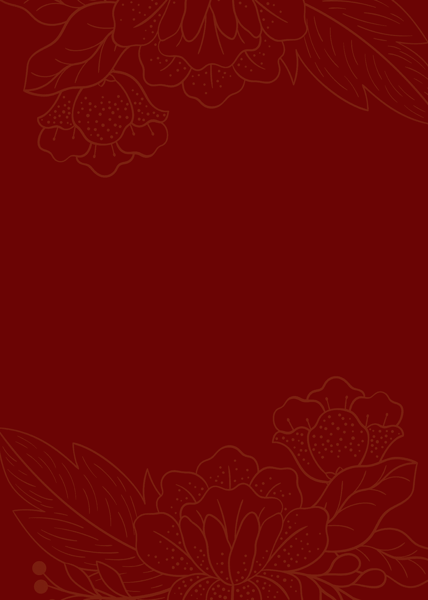 Royal Red matrimonial biodata template